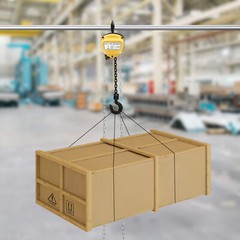 1T Hand Chain Hoist Industrial Manual Pulley Hoist Hand Tools Chain w/ Hook