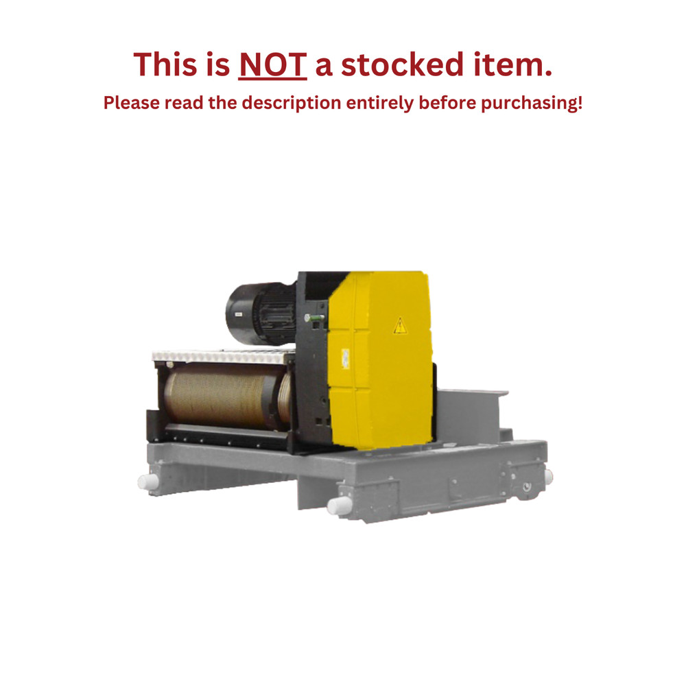 YALE YK WIRE ROPE HOIST – 2 TON, 20 FPM, 33 FT. LIFT DIST., BASE MOUNTED