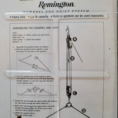 Remington Gambrel and Hoist System Heavy Duty 440 Pound Capacity New