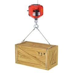 Portable Drill Winch Hoist 750LBS Load w/40Ft Steel Wire for Lifting & Dragging
