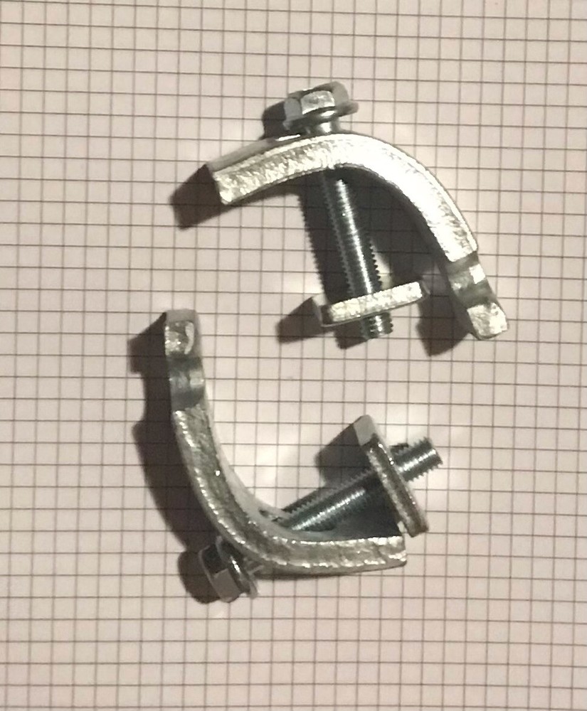 1 PAIR(2) KONE CRANES 60048356 GIRDER CLIP #25D51
