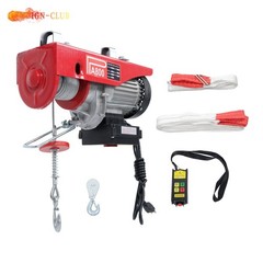 1760lbs 1350W Electric Hoist 328ft Wireless Remote Control for Garage Warehouse