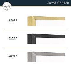 MCS Master & Co. Foundry Metal 18×24 Poster Frame, Vertical & Horizontal Wall…