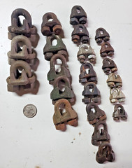 Vintage Crosby / UW Wire Rope Clamps 3/8″, 5/16″, 1/4″ 22 clamps assorted sizes