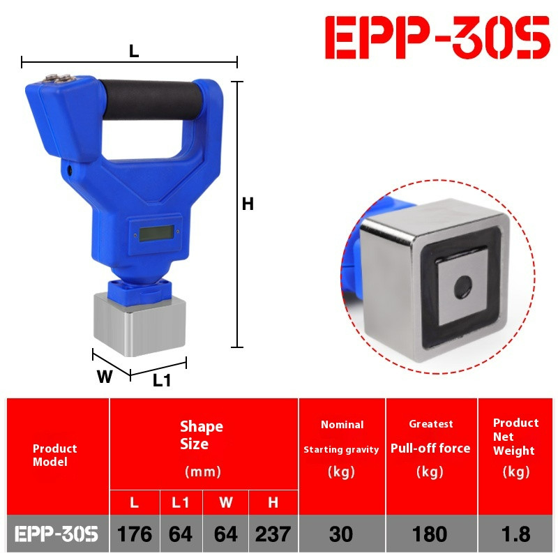Magnetic Electric Lifting Permanent Magnet Crane Manual Switch Handling Tools