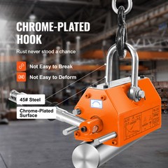 VEVOR Permanent Magnetic Lifter Lifting Magnet 4400 lbs/2000 kg Neodymium Hoist