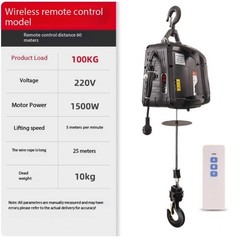 Portable Electric Hoist 220v Small Crane Lifting Electromechanical Hoist
