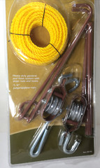 Rugged Gear 440 lb Gambrel and Pulley Hoist