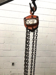 DUFF LYNX HOISTS & PULLERS 1/2 TON MODEL LHH-1/2A GZ8707 OAL OF 75″