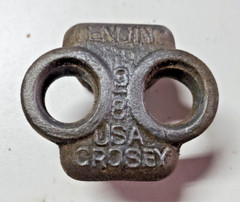 Vintage Crosby / UW Wire Rope Clamps 3/8″, 5/16″, 1/4″ 22 clamps assorted sizes