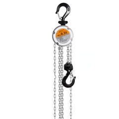 Mini Hand Chain Hoist Hook Mount 0.25/0.5 Ton 3 Meter Lift Manual Lever Lifting