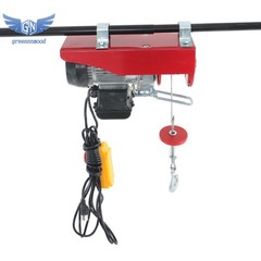 PA200 Electric Hoist 440lbs w/ 14ft Remote, 110V 510W Motor, Dual Hook System