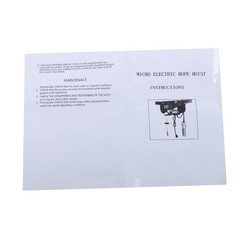 880lb Electric Hoist with 328ft Remote Control, 40ft/20ft Lifting Height 110 V