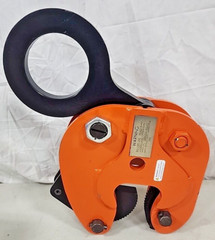 New Renfroe Plate Clamp TLA Vertical 4 ton 1″- 2″ Jaw opening Model TLA-04.00-B