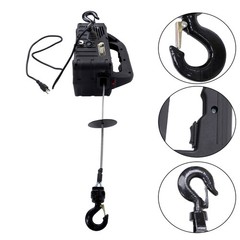 1500W 1100 lbs 2-in-1 Electric Hoist Winch, Portable Power Winch Crane 13 ft/min