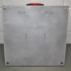 OZ Lifting Products Wall Mount Base OZWALL1, for Davit Crane Post, 1200 lbs