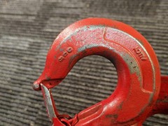 Duff-Norton Coffing Chain Hoist 1.5 ton 1-chain or 2-chain 3 Ton, Red *USED*