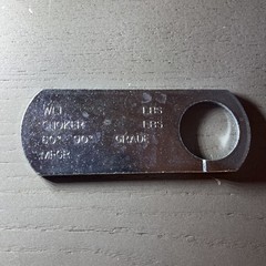 x49 Campbell Sling Chain Field ID Split Tag 1-1/2″ x 4-1/8″ x 5/32″ Hole 1-1/16”