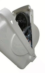 Hefty Hoist 8500 Flat Plate Boat Lift Motor Clamshell Cover White Plastic