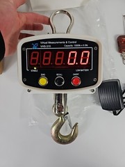 VIRTUAL MEASUREMENTS DIGITAL Hanging CRANE SCALE SERIE VHS-310 (1000lbs) NEW