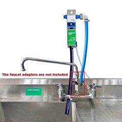 Kitchen Sink Single Proportioner, Detergent Sanitizer Dispenser with E-Gap 8162E
