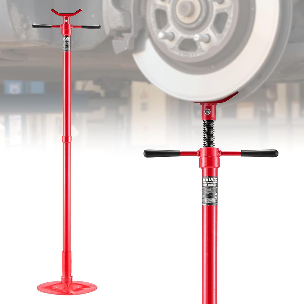 Heavy-Duty Underhoist Support Stand, 3/4 Ton Capacity, Adjustable Height