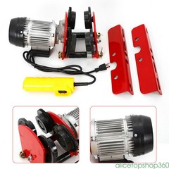 1 Ton Electric Chain Hoist 2200lbs 110V electric crane hoist 4ft chain I-beam US