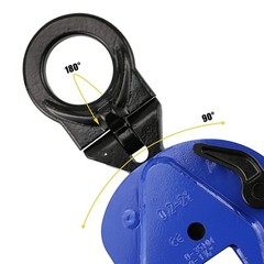 Vertical Plate Clamp, 4400lbs/2T Plate Lifting Clamp Jaw Opening up to 1.3 in…