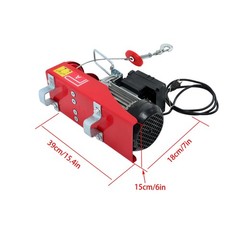 110V 880lbs Automatic Lift Electric Hoist with 328ft Wireless Remote Control