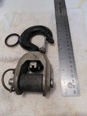 Lineman Little Mule Hook and Latch Bottom Block Assembly- Used Surplus.