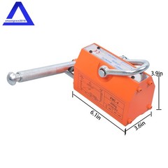 Magnetic Lifter Lifting Magnet 880 lbs/400 kg 2.5 Safety Factor Neodymium Hoist