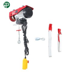 1320lbs Mini Electric Hoist 14ft Wired Remote Control 110V 1150W 20-40ft Height