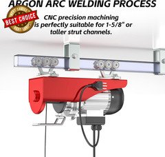 6 Wheel Hoist Trolley with Rollers Strut Trolley Assembly for Electric……….