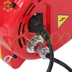 2-in-1 Portable Electric Hoist Winch 1100LBS Wired / Wireless Remote Control