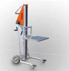 Hand Crank Stacker Mini Carrier Lightweight Portable Lifting Workstation Trucks