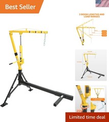 Portable Receiver Hitch Mounted Crane – Multiple Boom Capacities up to 1000 lbs
