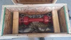 Chester Zephyr Chain Hoist 1 Ton Cap. 8′ Lift Twin Hook Spur Gear Extended Hand