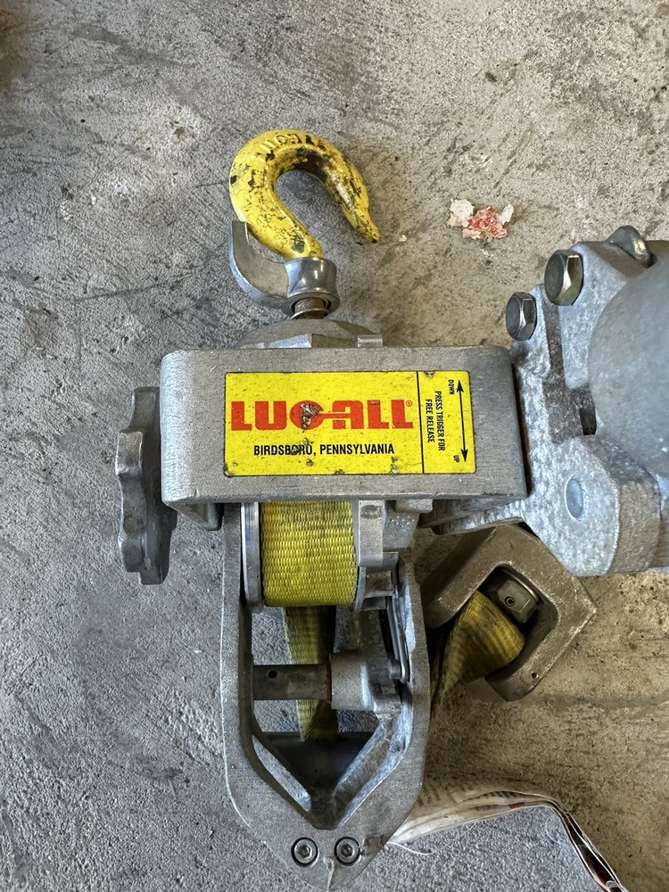 Lug-All Hoist Lincoln Precision 1500lb Single Rig 3000lb Double Rig
