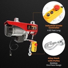 BEAMNOVA 110-120v 1 Ton Electric Hoist Winch 110-120 Volt 2200lbs Overhead Engin