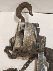 Coffing Hoist 3/4 Ton Ratchet Chain Hoist MA-15 Vintage Heavy Duty