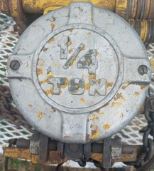 1950’s-60’s Manning, Maxwell & Moore, Inc (MMM) Air Operated Budgit Chain Hoist