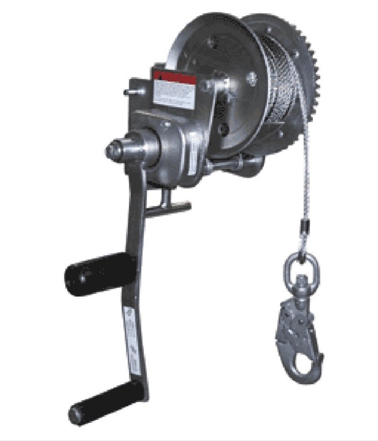 Pelsue PH07C Personnel Hoist 310# Rating Clockwise Small w/ 70ft SS Cable NEW