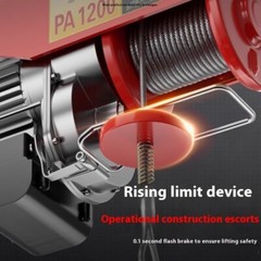 Miniature Electric Hoist Household Small Lifting Crane Hoist Winch Winch Crane