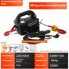 Portable Electric Hoist Wireless Remote Control Crane Portable Lifting Winch