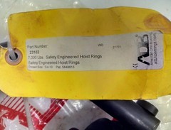 ***NEW*** ADB #(23102) SAFETY SWIVEL HOIST RING 7000 LBS (3/4-1O-THREAD)