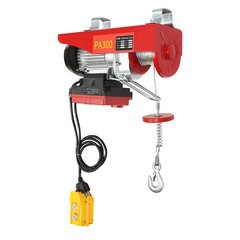 Electric Hoist 660LBS with Wireless Remote Control & Single/Double Slings Winch