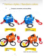 Portable Electric Hoist Home Portable Crane Hand Winch Block Wire Rope Hoist