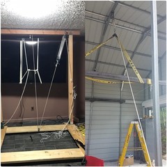 XSTRAP Rope Hoist 50 Feet 50 feet long (1-2 inches wide), Upgraded 50ft Black