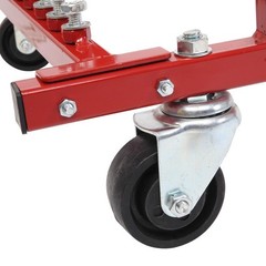 Hot 1000lb Auto Engine Cradle Stand Dolly Mover Repair Fit For Chevy Red