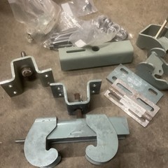 Crane Hanger Rod Assembly. Kit 0756YY + 3/4”x6” Rod/w Roll Pins Chair Washers